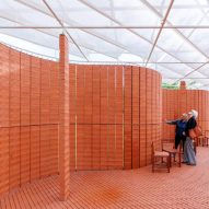 Lanza Atelier designs snaking brick Serpentine Pavilion in London