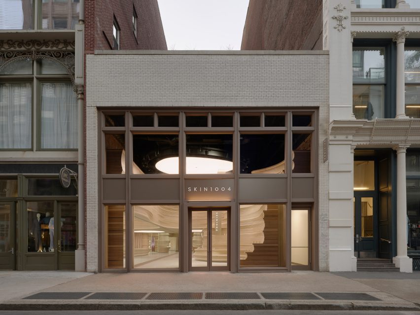 Exterior of a flagship store in Soho, New York