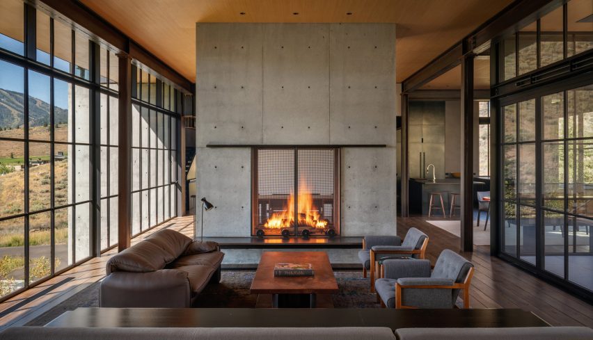 Olson Kundig house in Idaho