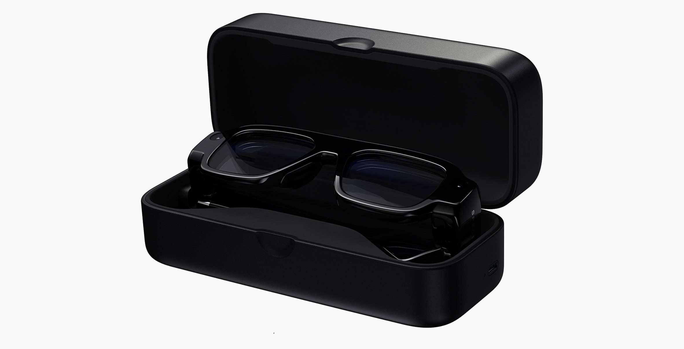 Imagen de Snap Specs en el estuche de carga