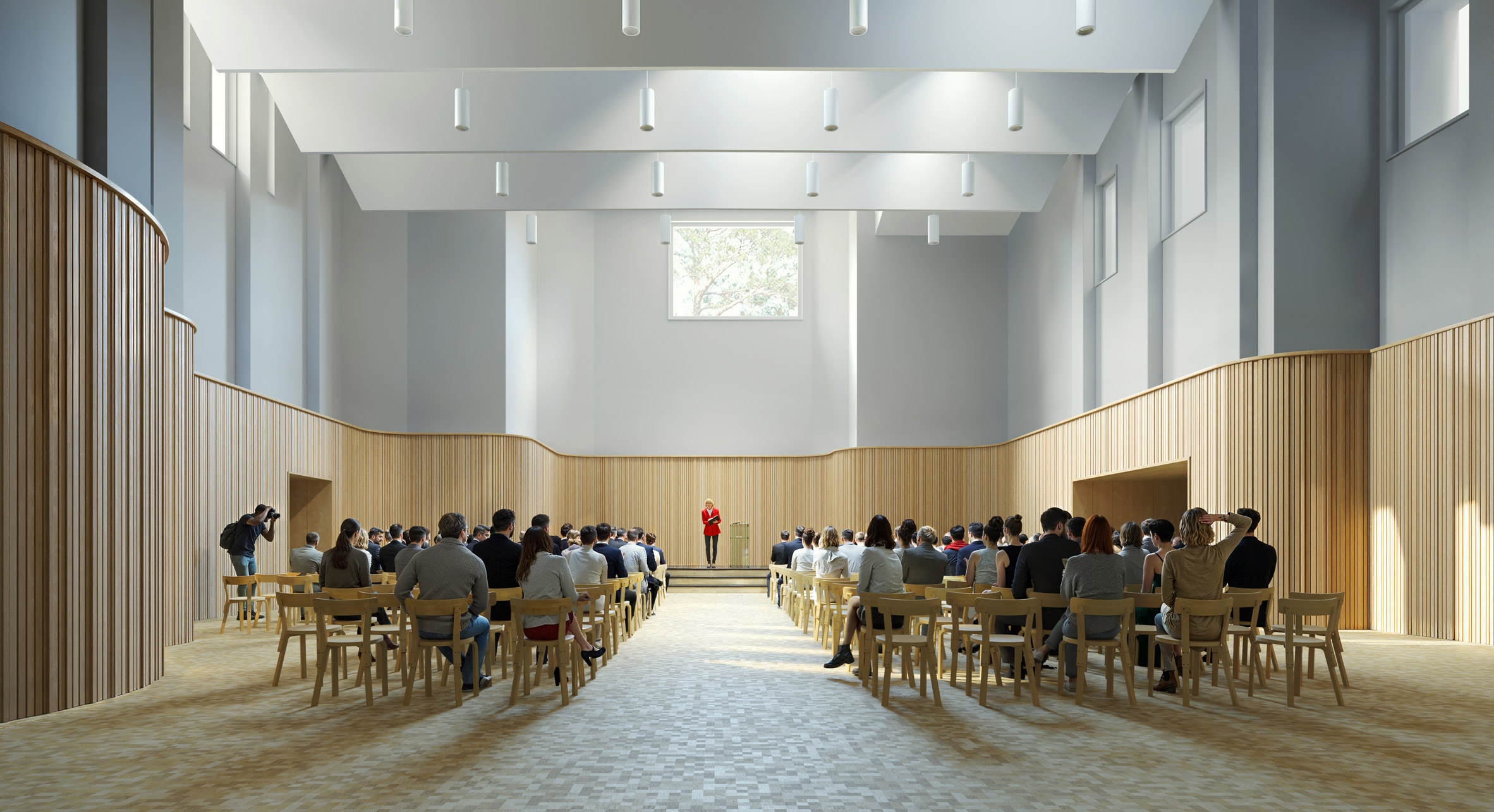 Auditorium in Paimio Sanatorium