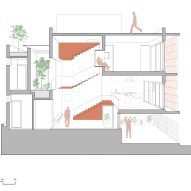 Splitscape Residence by SpaceDNA section