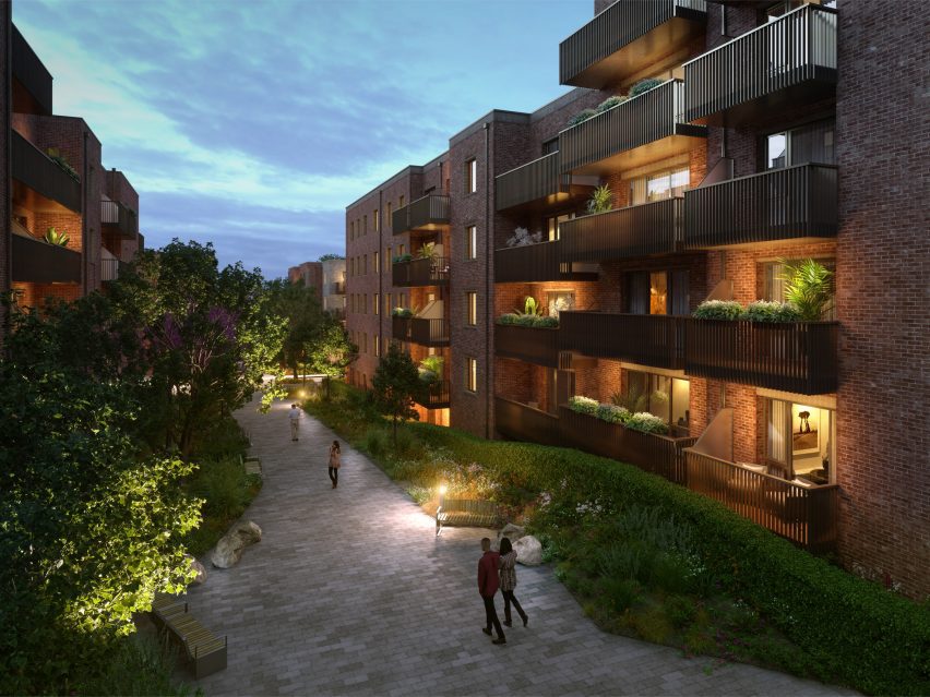 Render of the Springfield Village development