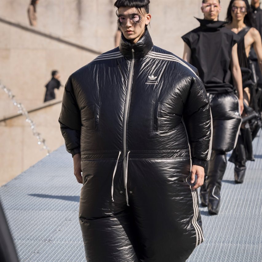 Rick Owens x Adidas ClimaCool SS27 collection inflatable tracksuits