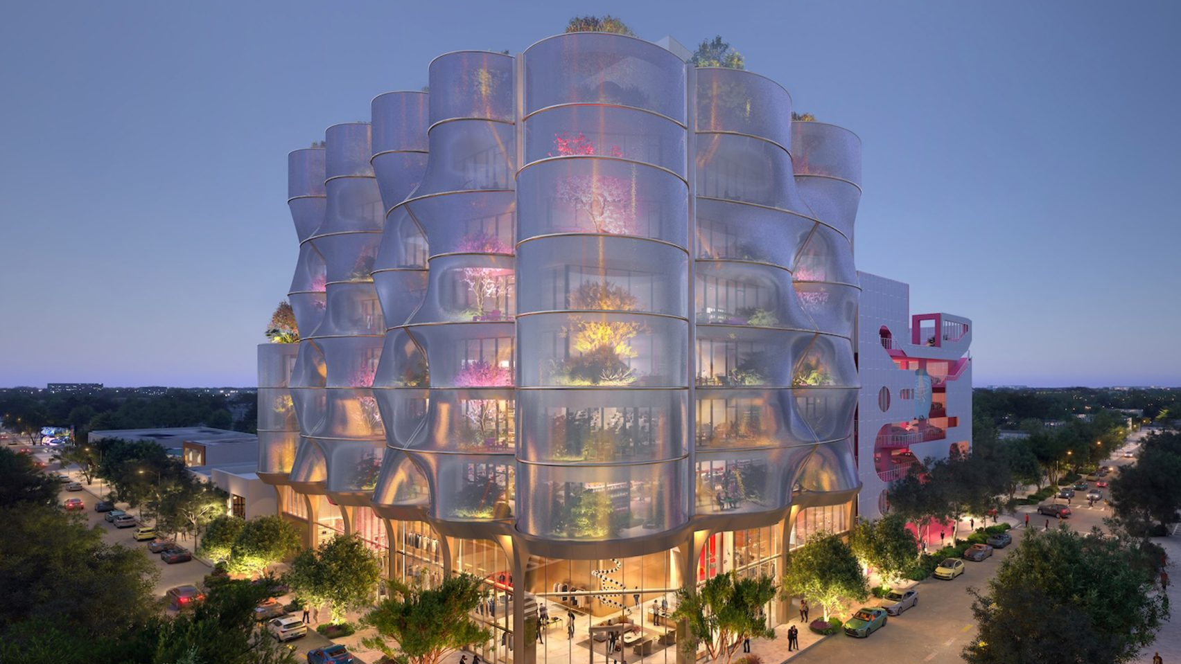 Dezeen Agenda features a mesh-covered Miami building by Snøhetta