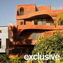 Anthill caverns inform Indian home by Kaushal Tatiya Architects
