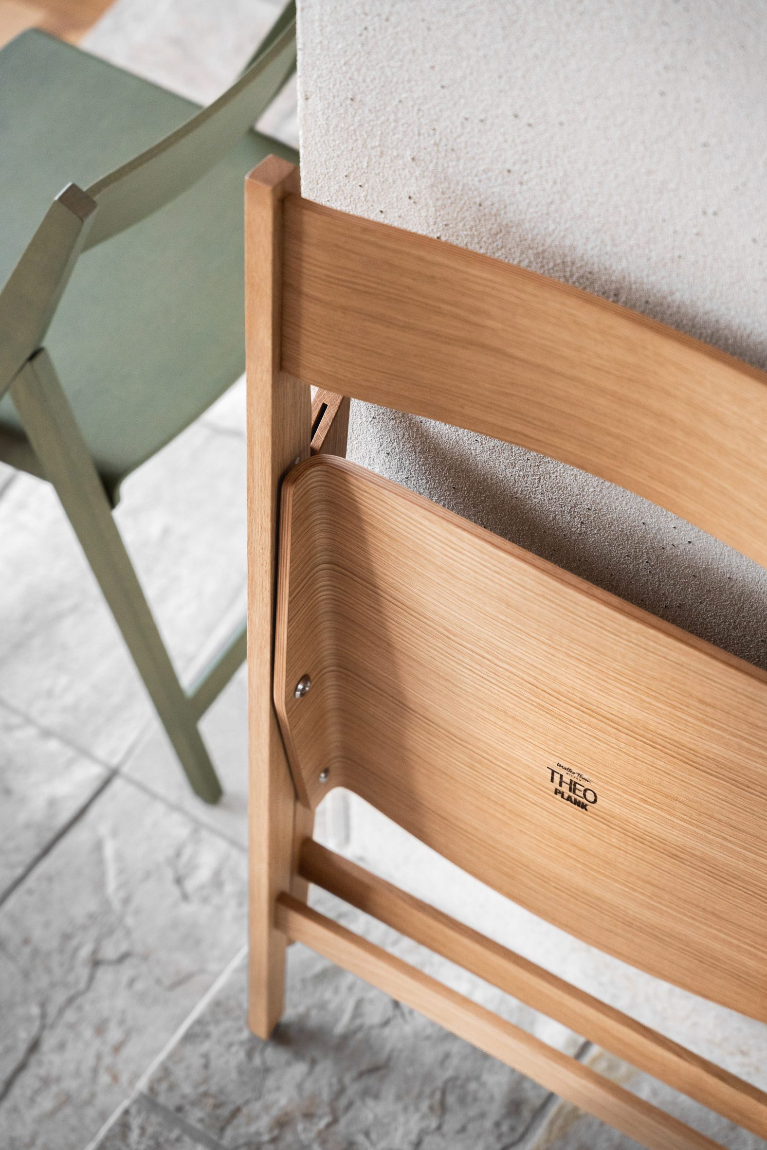 Theo folding chair by Matteo Thun and Benedetto Fasciana for Plank