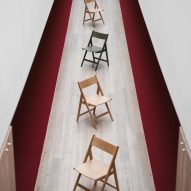 Theo folding chair by Matteo Thun and Benedetto Fasciana for Plank