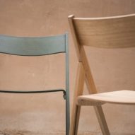 Theo folding chair by Matteo Thun and Benedetto Fasciana for Plank