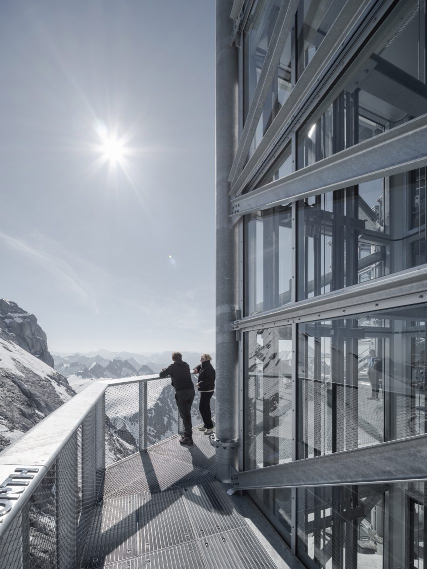 Viewpoint in Swiss Alps