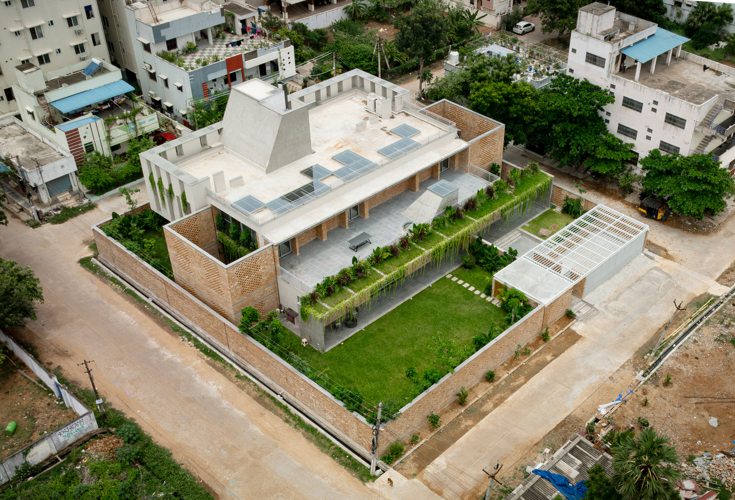 Aerial view of Twilight House