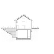 Section of House on a Dune by Unknown Architects