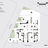 First Floor Plan for Villa Corsica by Neel Buddhadev