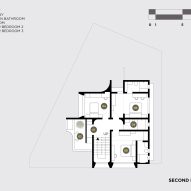 Second Floor Plan for Villa Corsica by Neel Buddhadev