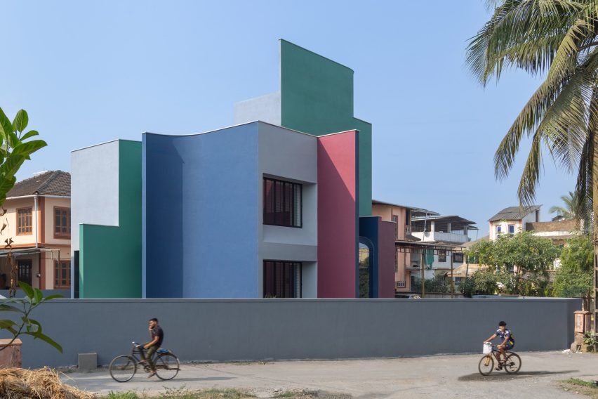 Bold colours define Villa Corsica in Mumbai