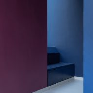 Bold colours inside Villa Corsica distinguish each space