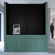 Bordeaux, blue, green are contrasted by white, grey and black