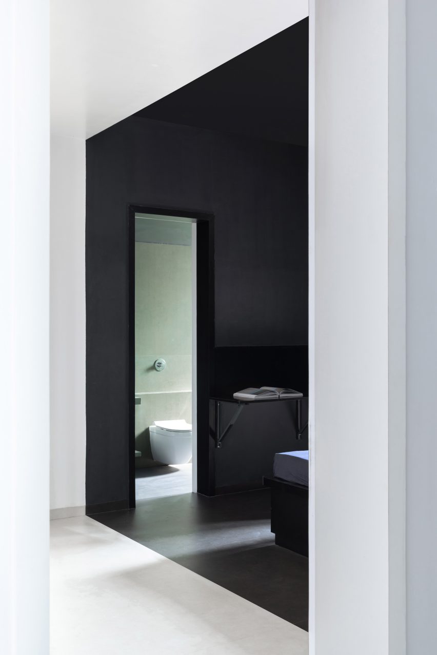 The bedrooms and bathrooms of Villa Corsica by Neel Buddhadev have their own identities
