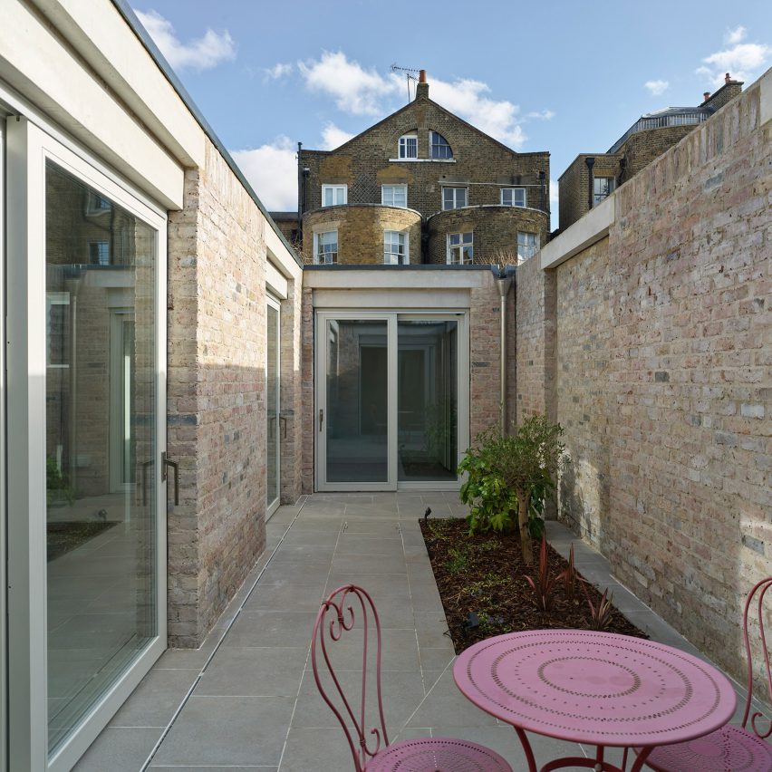 Walled Courtyard house