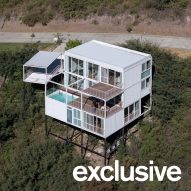 SET Arquitectura places elevated home with pool on steep Argentina hillside