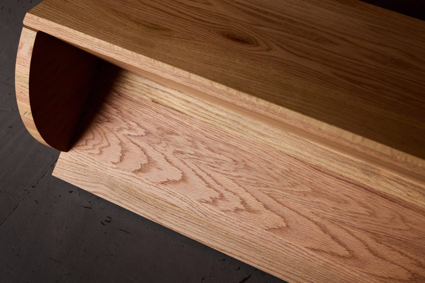 Wooden bench