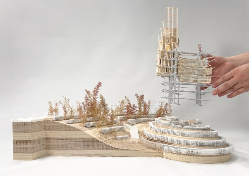 Photo of architectural model