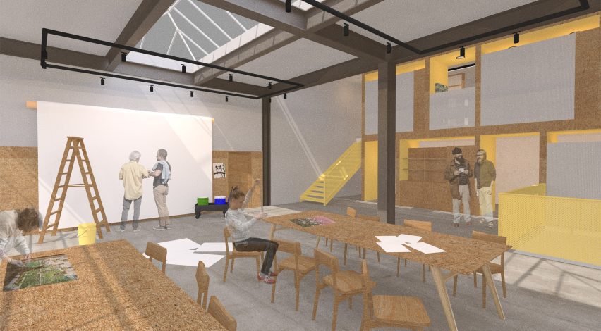 Render of architectural space