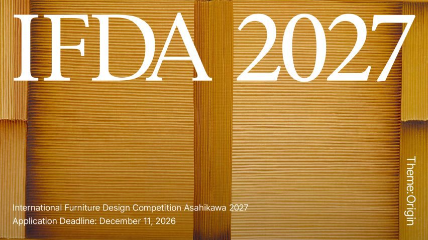 Graphic for the International Furniture Design Competition Asahikawa 2027 (IFDA2027)