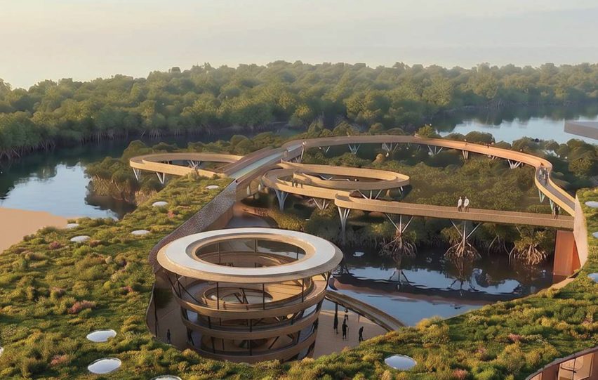 Render of The Mangrove Experience Center