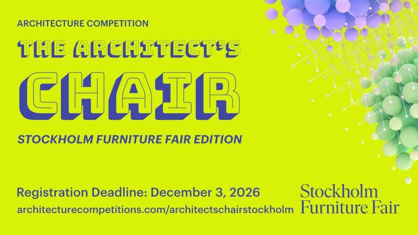 Graphic for The Architect’s Chair – Stockholm Furniture Fair Edition