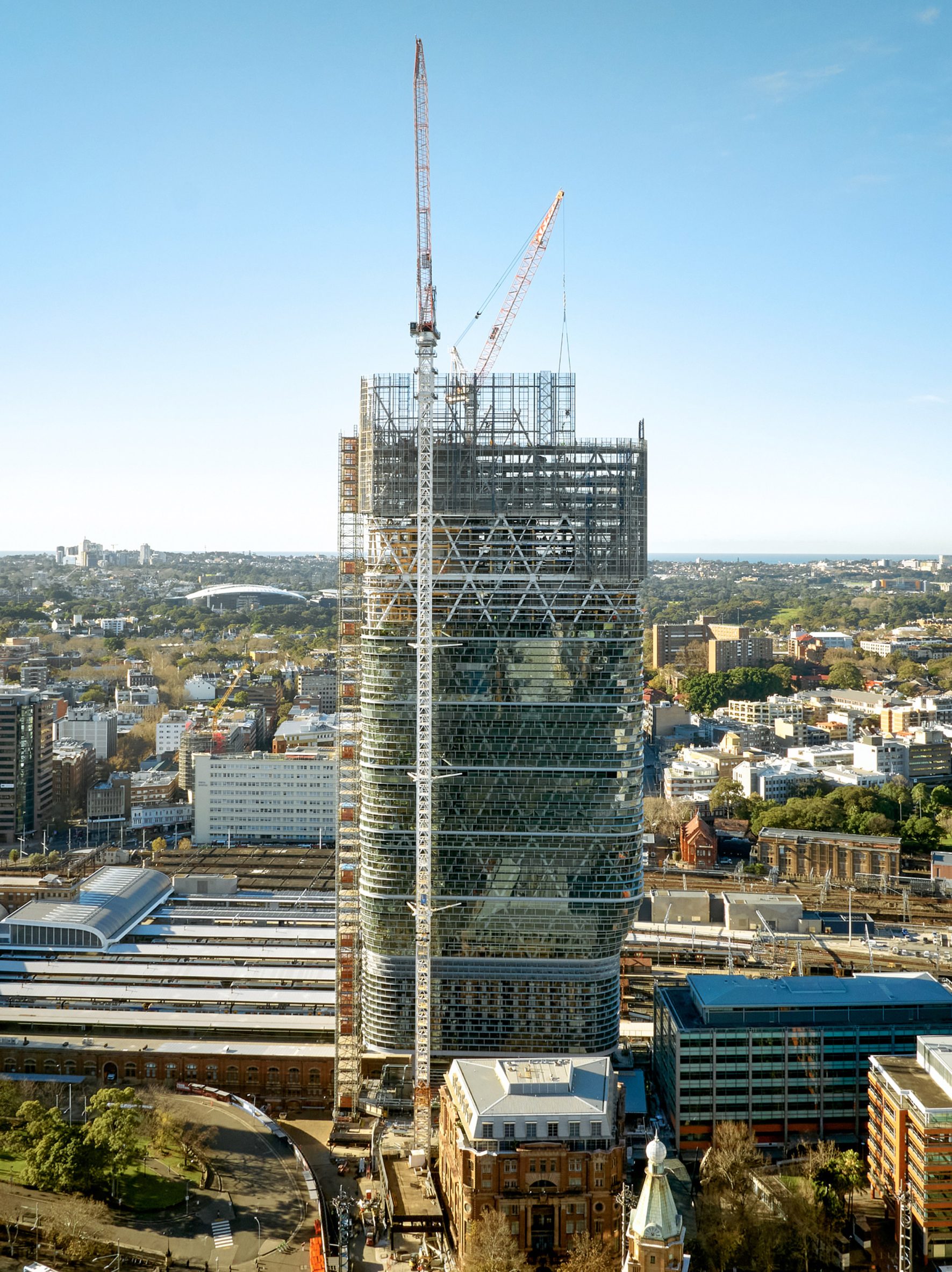 Atlassian Central, diseñada por SHoP Architects y BVN Architecture, se convierte en la torre de madera más alta del mundo