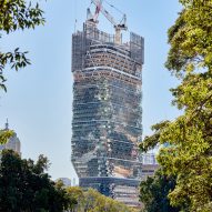 World's tallest timber tower tops out in Sydney