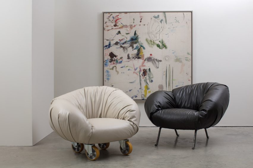 Bagel-shaped chairs by Faye Toogood