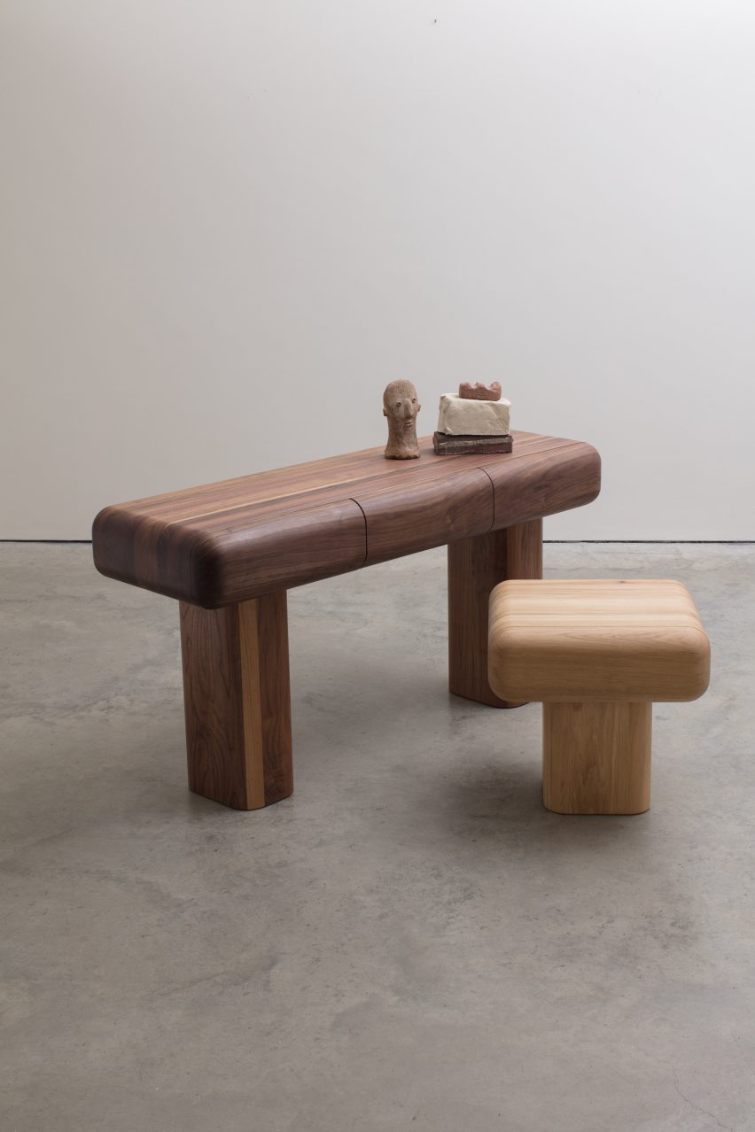 Timber furniture by Faye Toogood