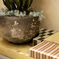 stepped courtyard feature in Cinderella House by YSG Studio in Redfern Sydney