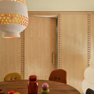 wood panelling in Cinderella House by YSG Studio in Redfern Sydney