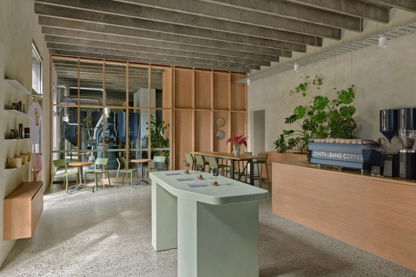 Contraband Coffee in Brunswick East, Melbourne, designed by Taylor Knights