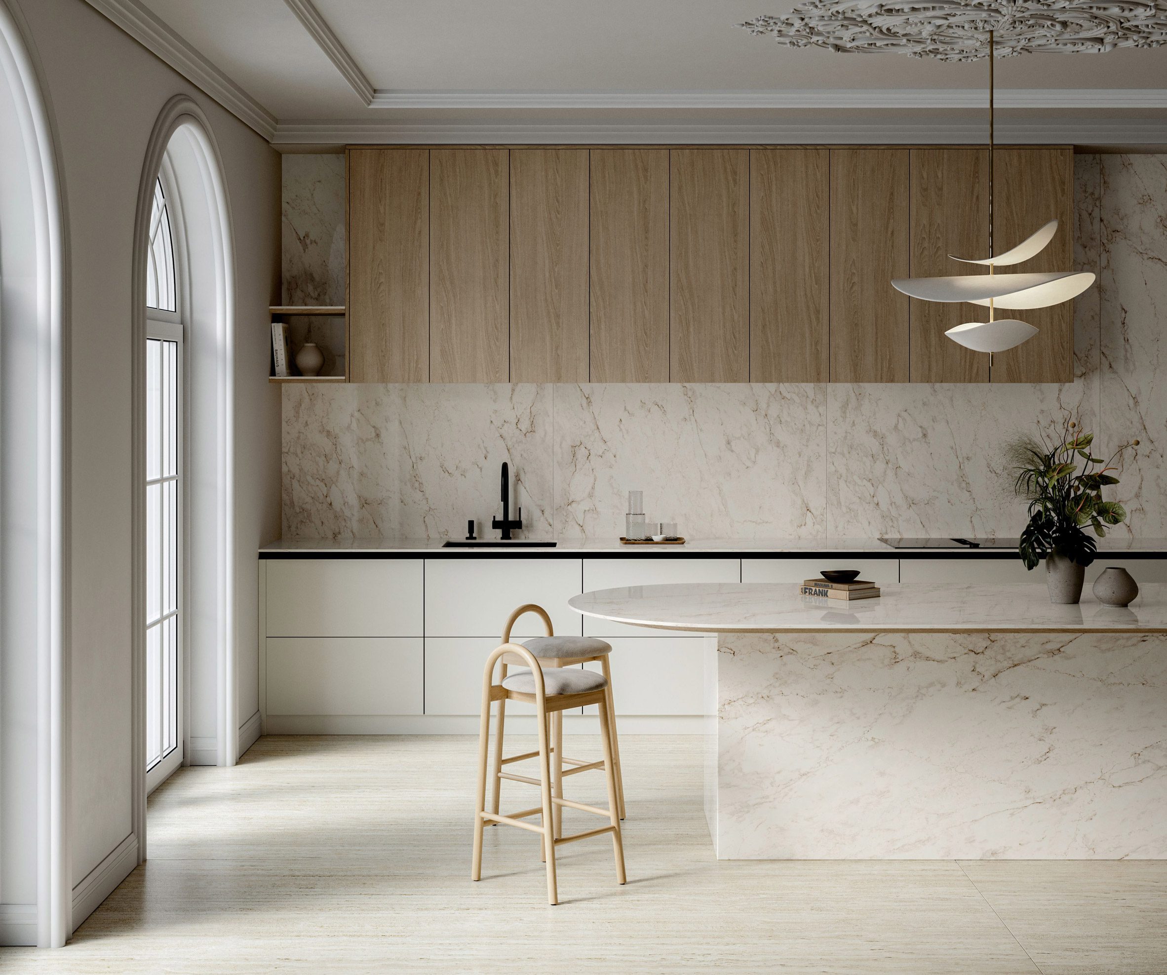 Image of the Eclos mineral surface by Cosentino in the colour Landr