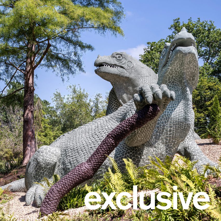 dinosaurio del palacio de cristal