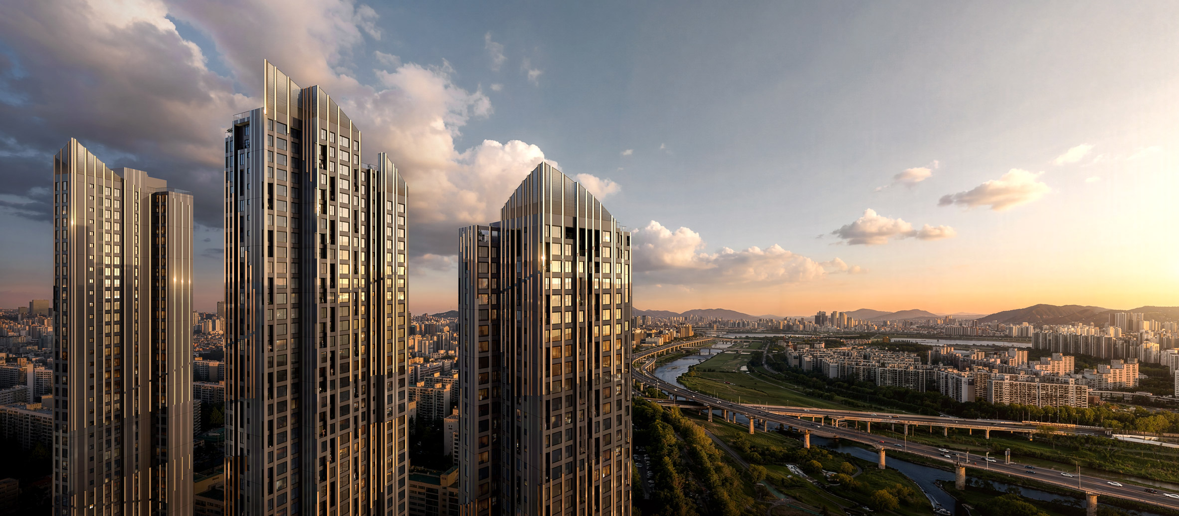 Daechi Ssangyong residential complex in Seoul by Studio Libeskind