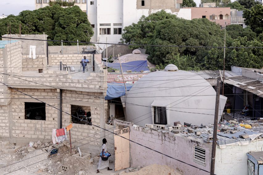 Bubble houses in Dakar
