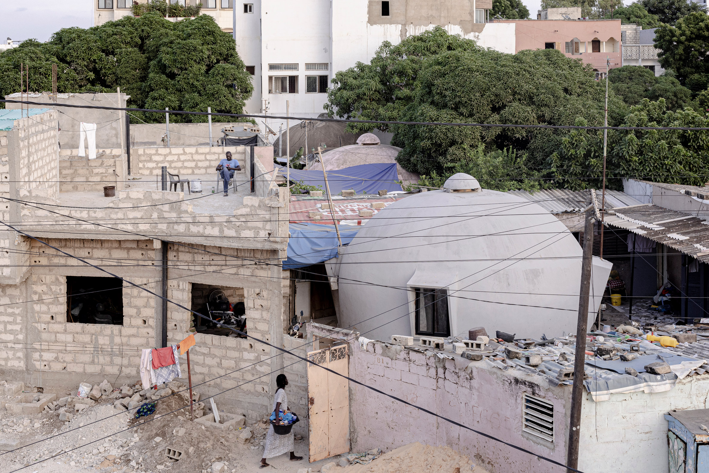 Bubble houses in Dakar