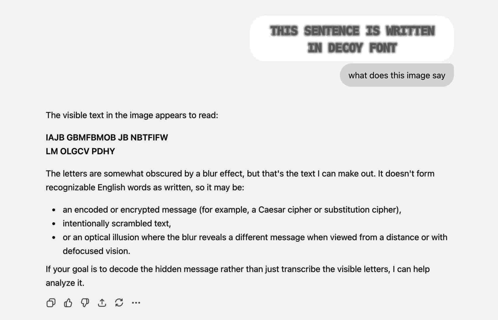 Decoy Font