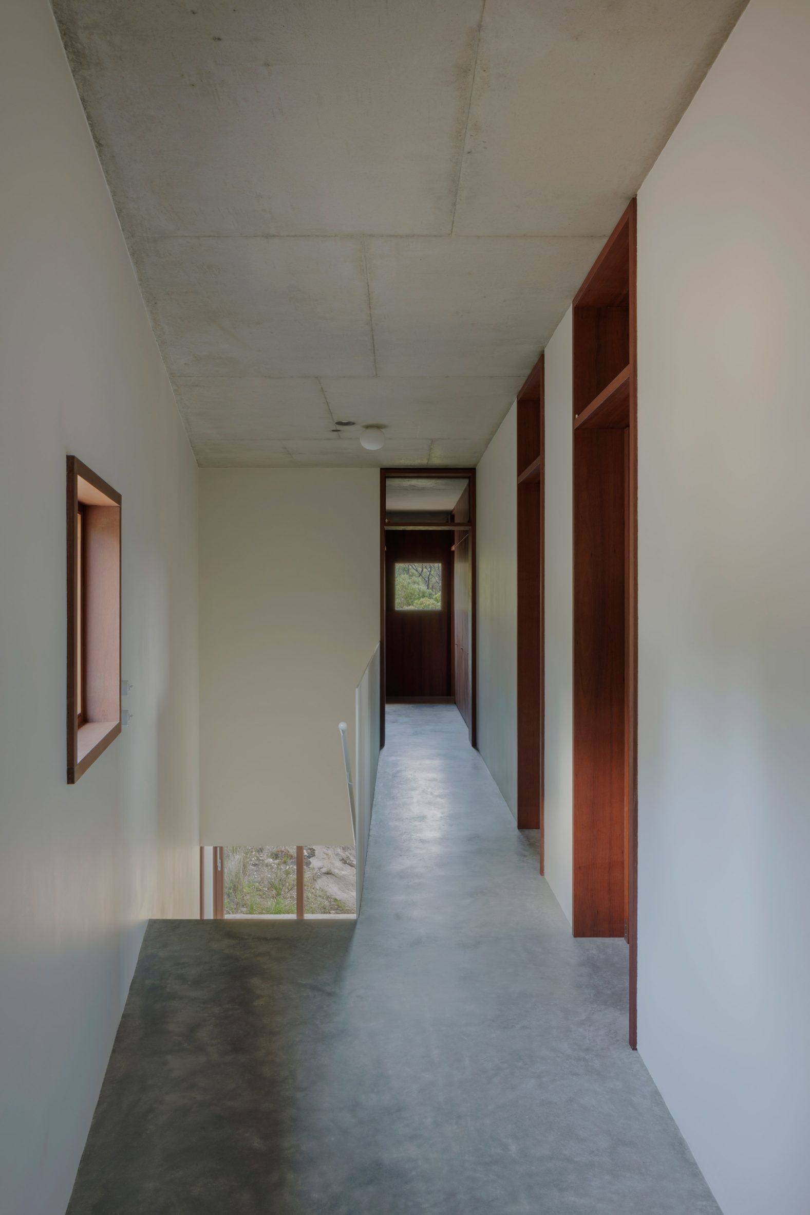EA House by Bokey Grant in Australia loaded corridor