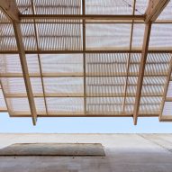 Earthen Comforts shade pavilion