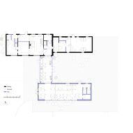 Cafe plan of Elliðaárstöð power station transformation by Terta