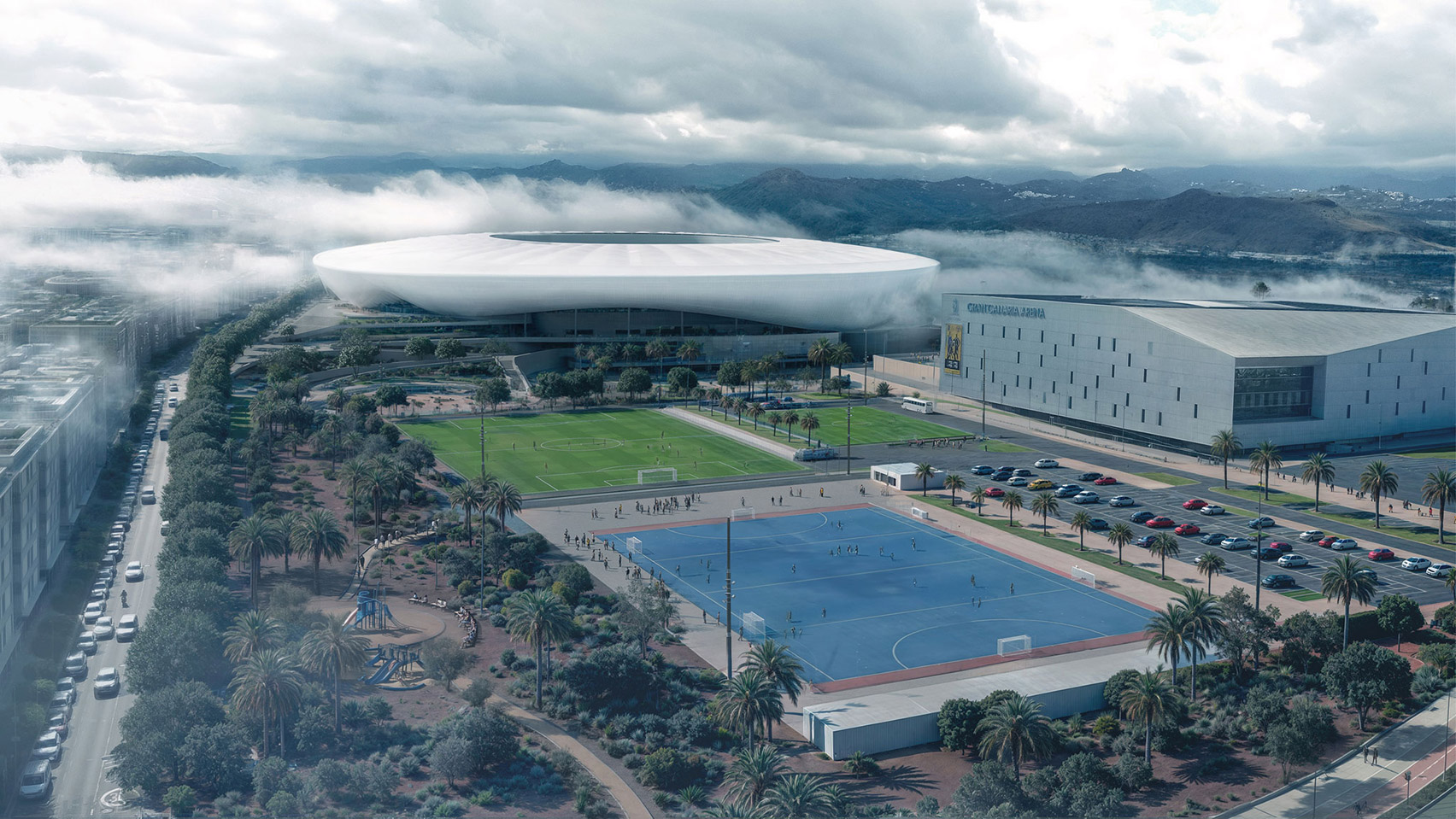 Rendering of La Nube