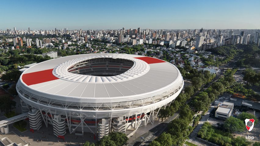 Rendering of Estadio Monumental in Buenos Aires
