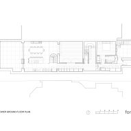 Plan of Crouch End House by Formwork Architects