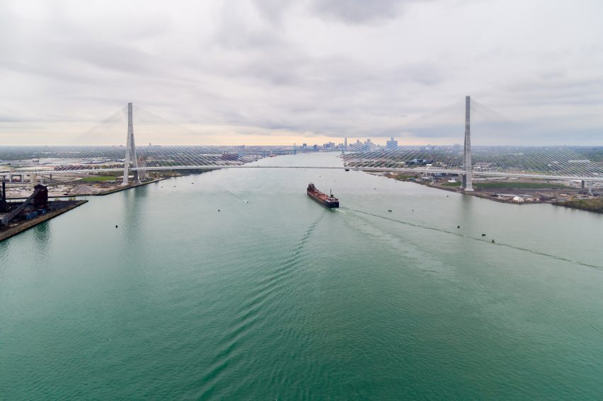 Bridge from Detroit to Canada